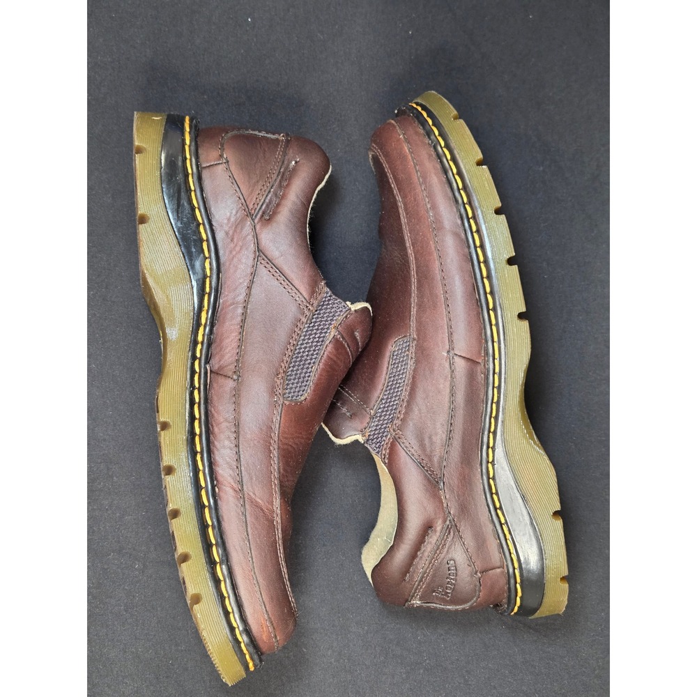 Dr. Martens 8B79 Mens Brown Leather Slip On Loafers Shoes Size US 10 UK 9 EU 43